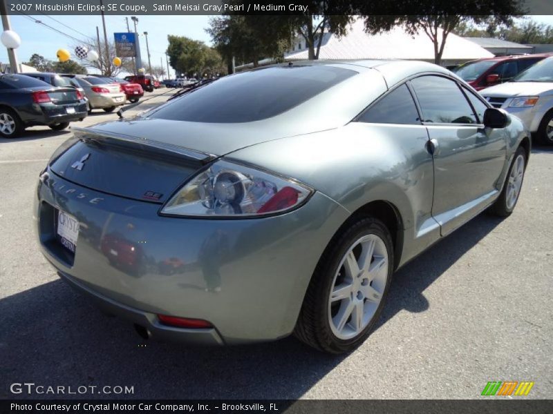 Satin Meisai Gray Pearl / Medium Gray 2007 Mitsubishi Eclipse SE Coupe