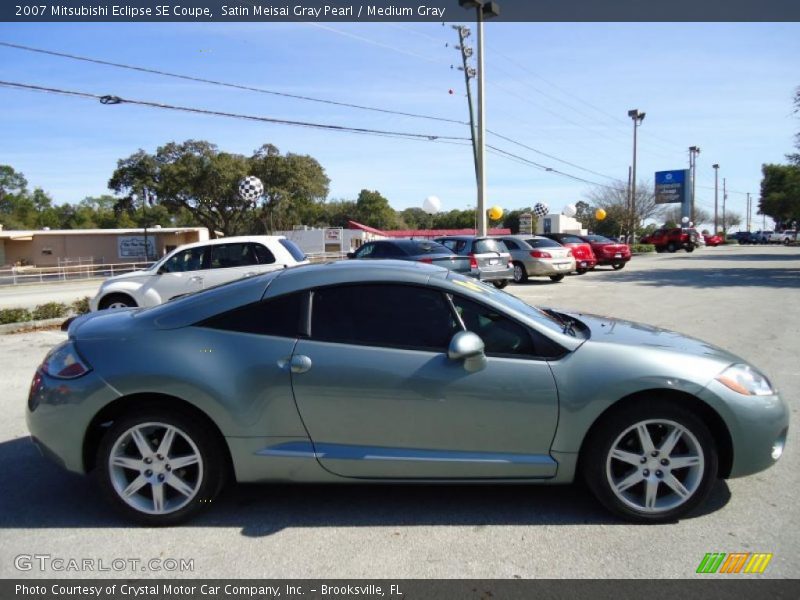 Satin Meisai Gray Pearl / Medium Gray 2007 Mitsubishi Eclipse SE Coupe
