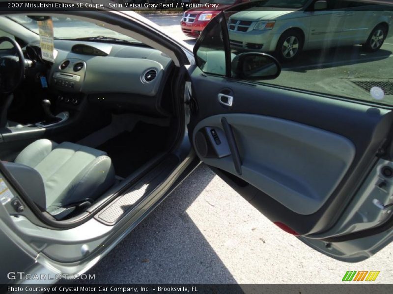 Satin Meisai Gray Pearl / Medium Gray 2007 Mitsubishi Eclipse SE Coupe