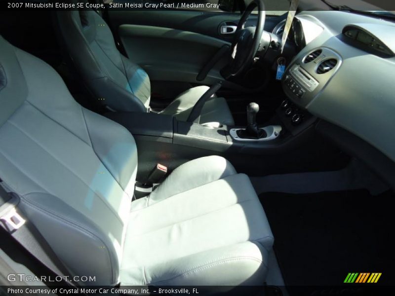 Satin Meisai Gray Pearl / Medium Gray 2007 Mitsubishi Eclipse SE Coupe