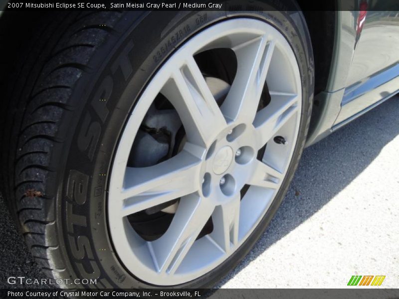 Satin Meisai Gray Pearl / Medium Gray 2007 Mitsubishi Eclipse SE Coupe