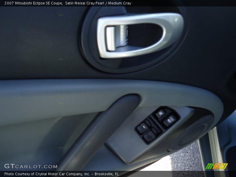 Satin Meisai Gray Pearl / Medium Gray 2007 Mitsubishi Eclipse SE Coupe