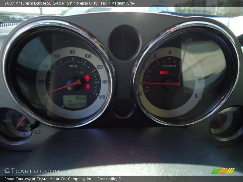 Satin Meisai Gray Pearl / Medium Gray 2007 Mitsubishi Eclipse SE Coupe