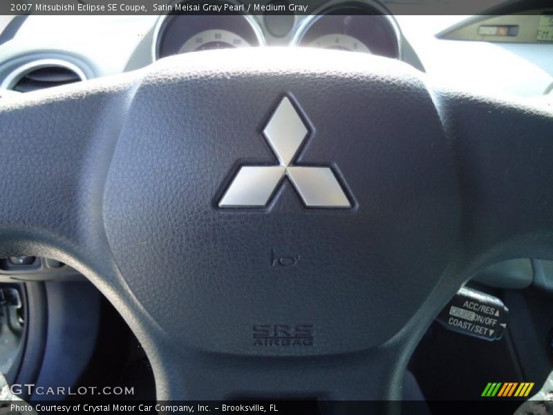 Satin Meisai Gray Pearl / Medium Gray 2007 Mitsubishi Eclipse SE Coupe