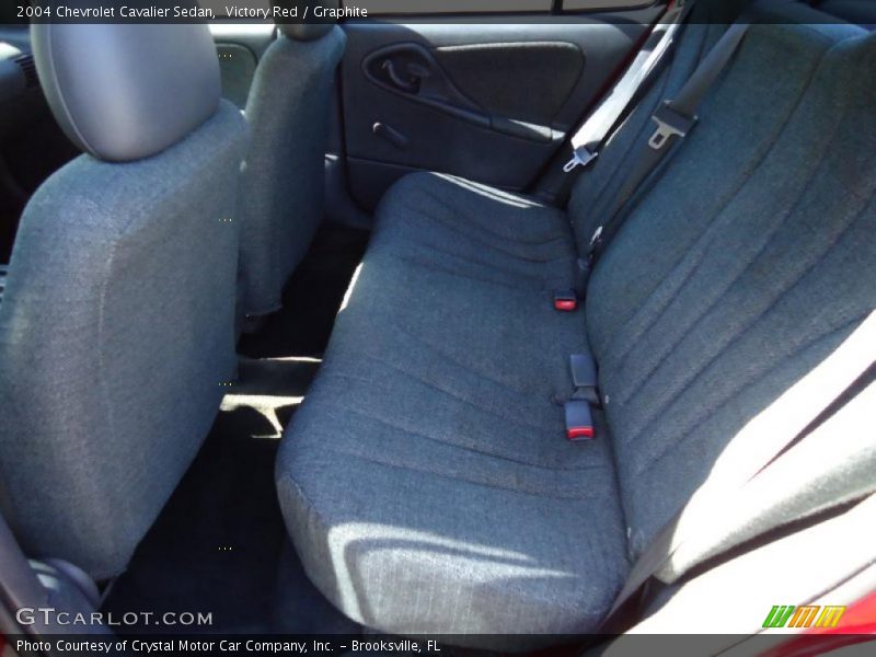Victory Red / Graphite 2004 Chevrolet Cavalier Sedan