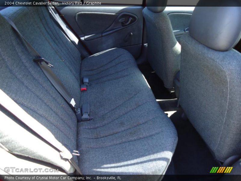 Victory Red / Graphite 2004 Chevrolet Cavalier Sedan
