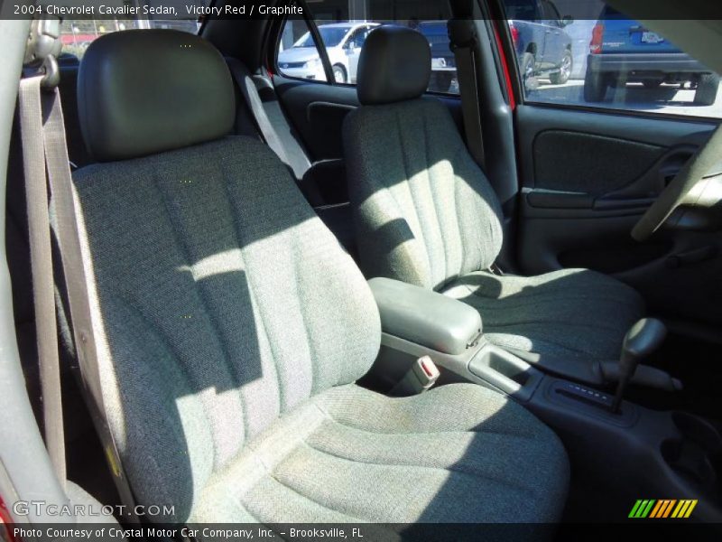 Victory Red / Graphite 2004 Chevrolet Cavalier Sedan