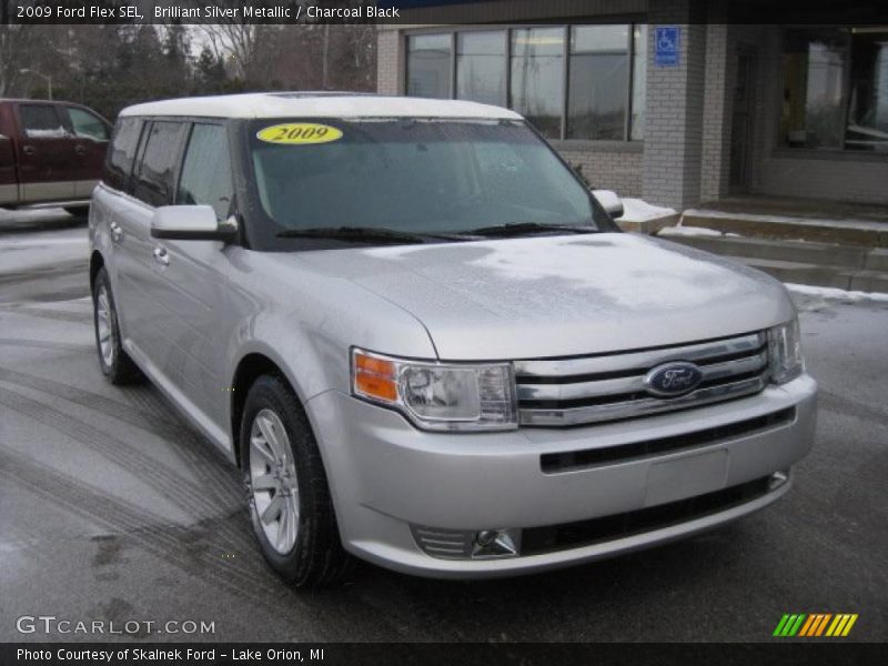 Brilliant Silver Metallic / Charcoal Black 2009 Ford Flex SEL