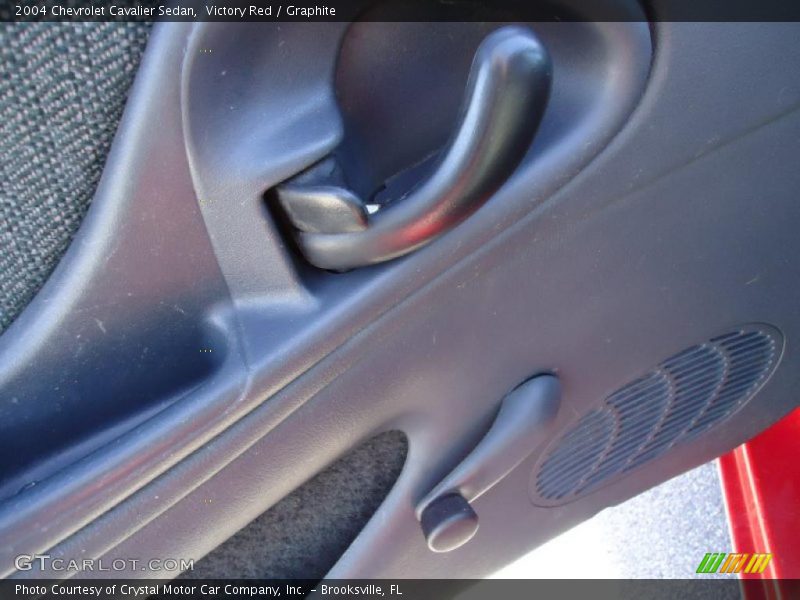 Victory Red / Graphite 2004 Chevrolet Cavalier Sedan