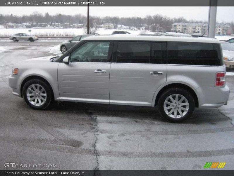 Brilliant Silver Metallic / Charcoal Black 2009 Ford Flex SEL