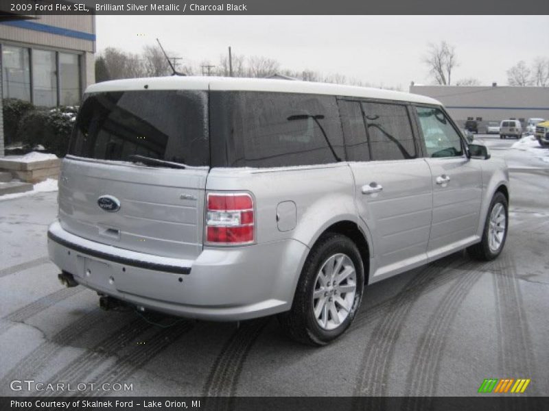 Brilliant Silver Metallic / Charcoal Black 2009 Ford Flex SEL