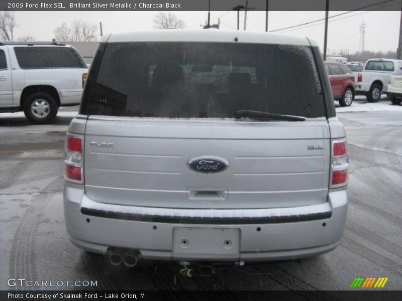 Brilliant Silver Metallic / Charcoal Black 2009 Ford Flex SEL