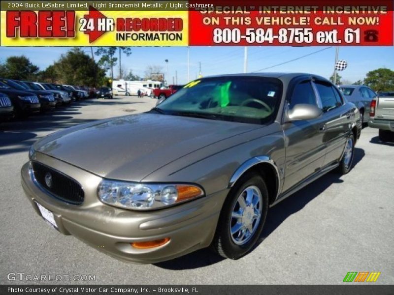 Light Bronzemist Metallic / Light Cashmere 2004 Buick LeSabre Limited