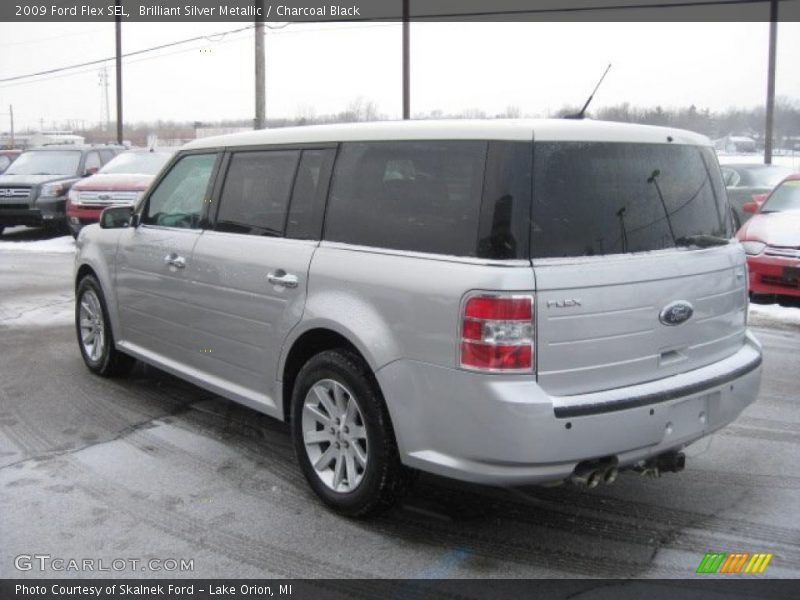 Brilliant Silver Metallic / Charcoal Black 2009 Ford Flex SEL