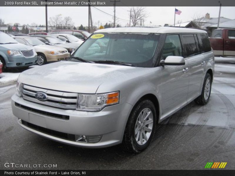 Brilliant Silver Metallic / Charcoal Black 2009 Ford Flex SEL