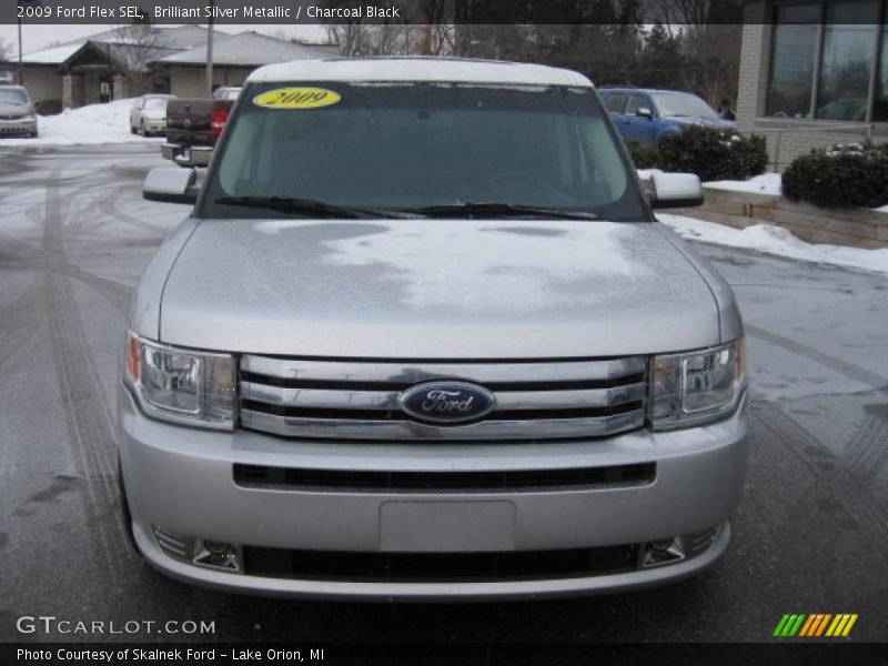 Brilliant Silver Metallic / Charcoal Black 2009 Ford Flex SEL