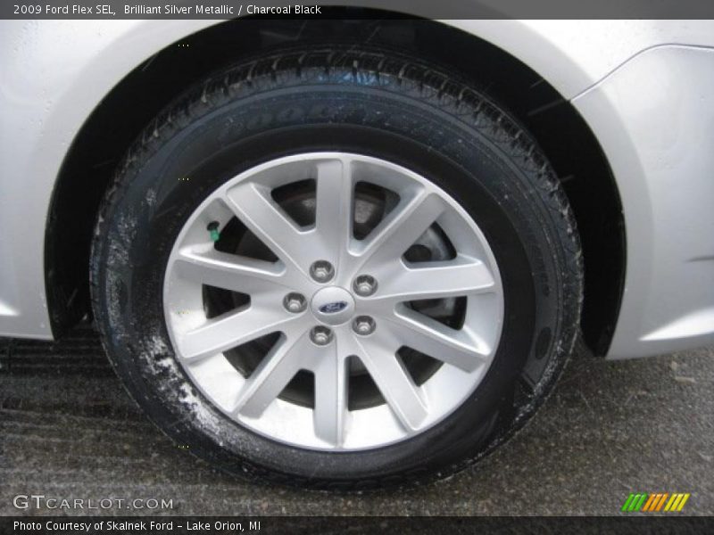 Brilliant Silver Metallic / Charcoal Black 2009 Ford Flex SEL