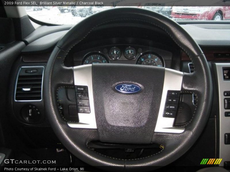 Brilliant Silver Metallic / Charcoal Black 2009 Ford Flex SEL