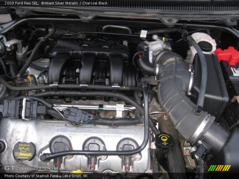 Brilliant Silver Metallic / Charcoal Black 2009 Ford Flex SEL