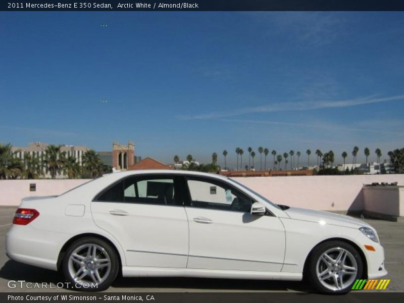 Arctic White / Almond/Black 2011 Mercedes-Benz E 350 Sedan