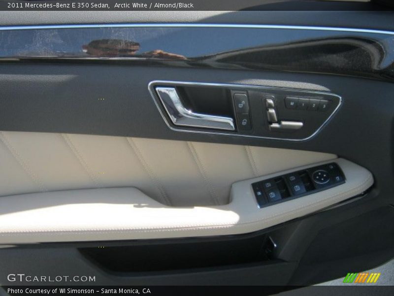 Arctic White / Almond/Black 2011 Mercedes-Benz E 350 Sedan