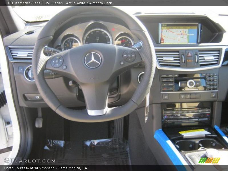 Arctic White / Almond/Black 2011 Mercedes-Benz E 350 Sedan
