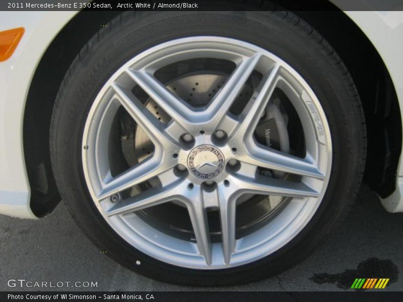 Arctic White / Almond/Black 2011 Mercedes-Benz E 350 Sedan