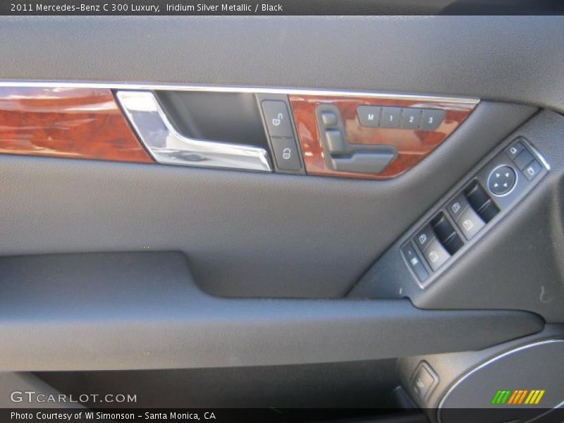 Iridium Silver Metallic / Black 2011 Mercedes-Benz C 300 Luxury
