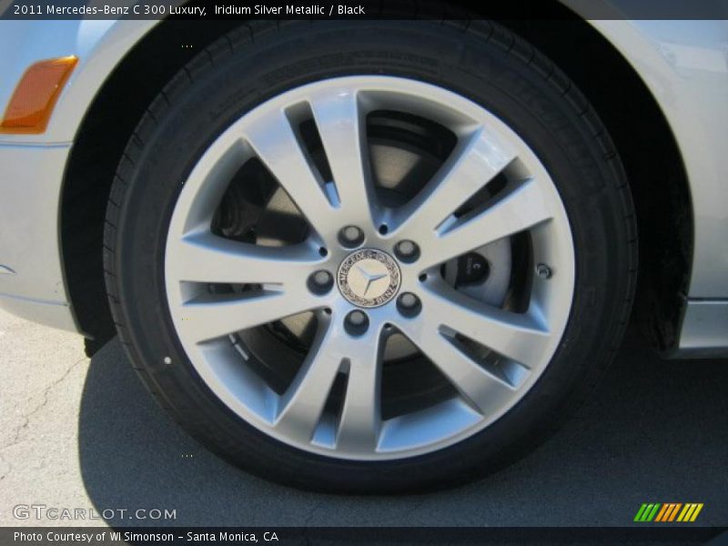 Iridium Silver Metallic / Black 2011 Mercedes-Benz C 300 Luxury