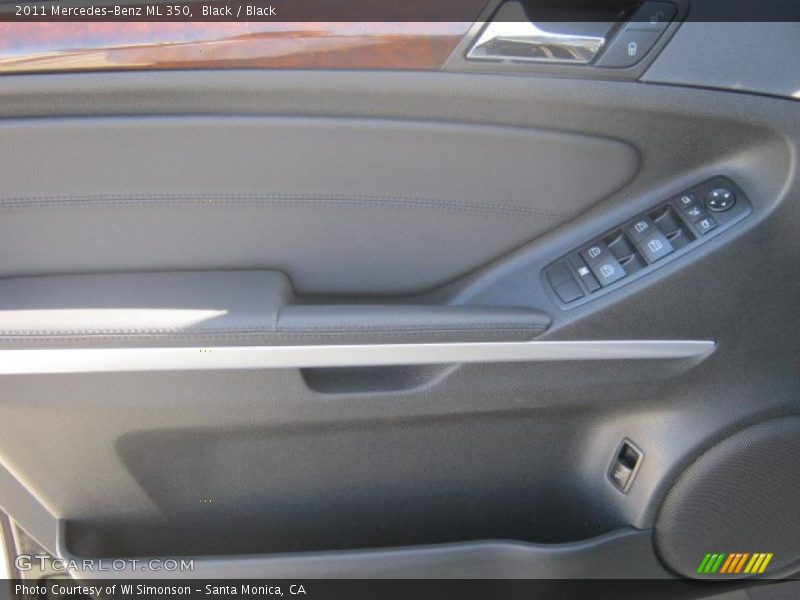Black / Black 2011 Mercedes-Benz ML 350