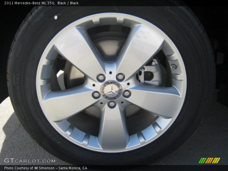 Black / Black 2011 Mercedes-Benz ML 350