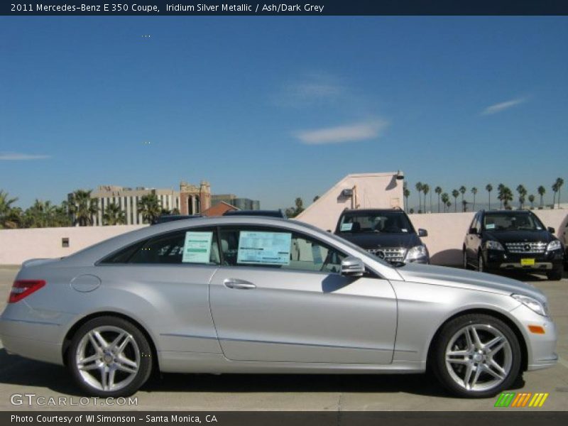 Iridium Silver Metallic / Ash/Dark Grey 2011 Mercedes-Benz E 350 Coupe