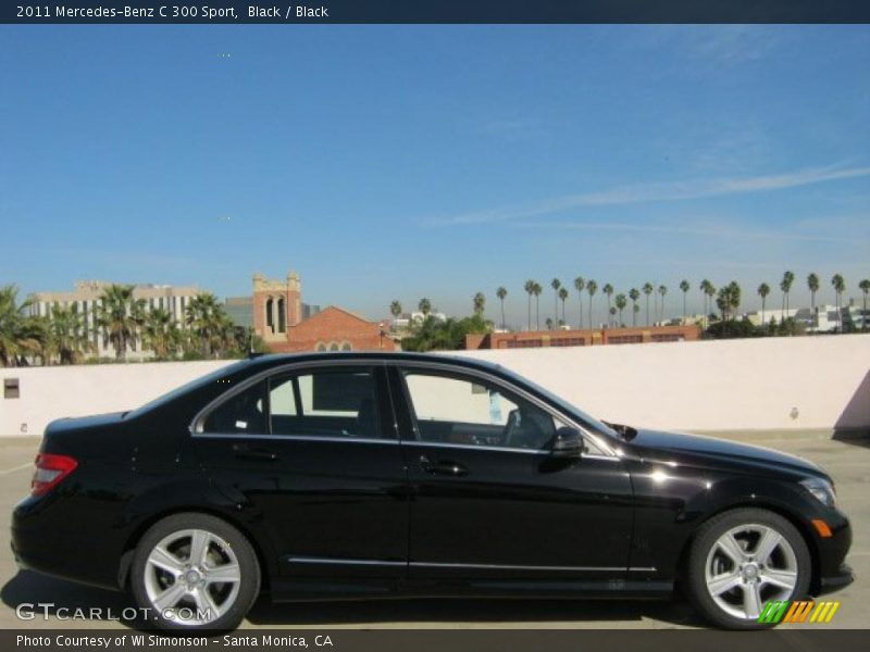 Black / Black 2011 Mercedes-Benz C 300 Sport