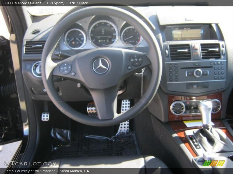 Black / Black 2011 Mercedes-Benz C 300 Sport