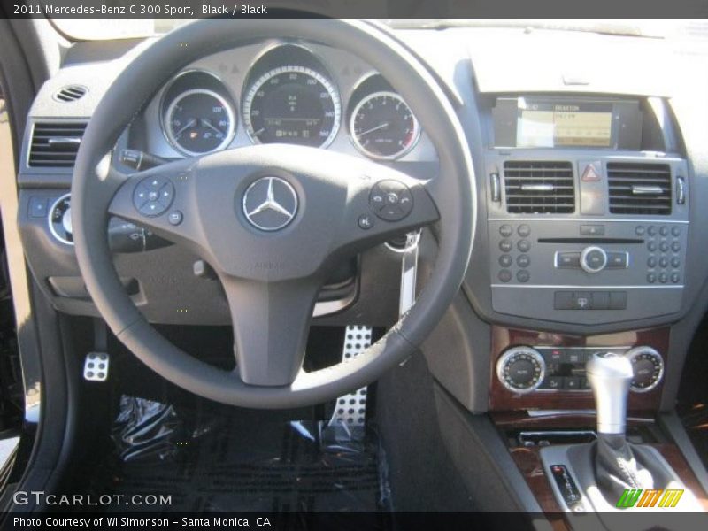 Black / Black 2011 Mercedes-Benz C 300 Sport