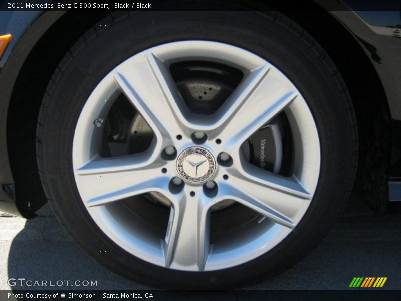 Black / Black 2011 Mercedes-Benz C 300 Sport