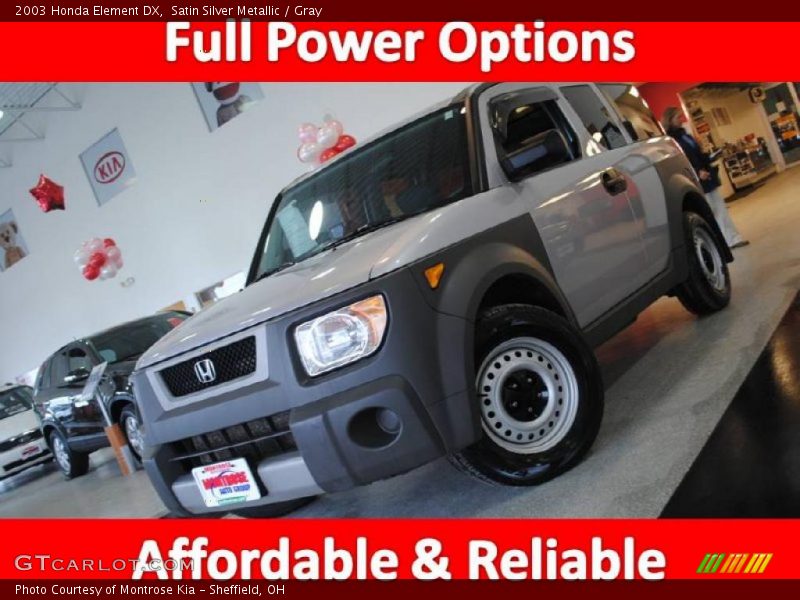 Satin Silver Metallic / Gray 2003 Honda Element DX