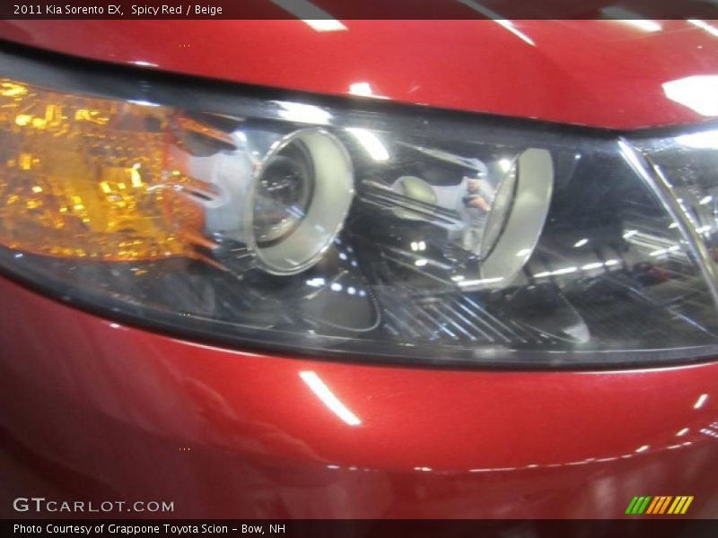 Spicy Red / Beige 2011 Kia Sorento EX
