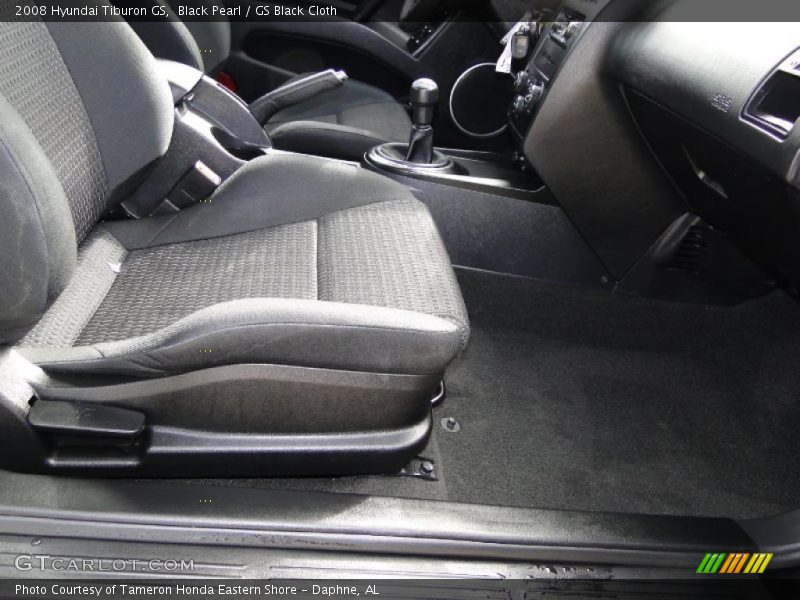 Black Pearl / GS Black Cloth 2008 Hyundai Tiburon GS