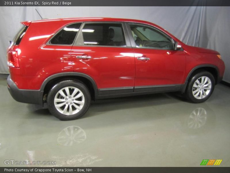Spicy Red / Beige 2011 Kia Sorento EX