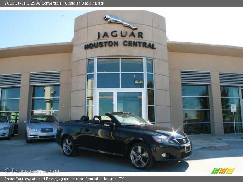 Obsidian Black / Black 2010 Lexus IS 250C Convertible