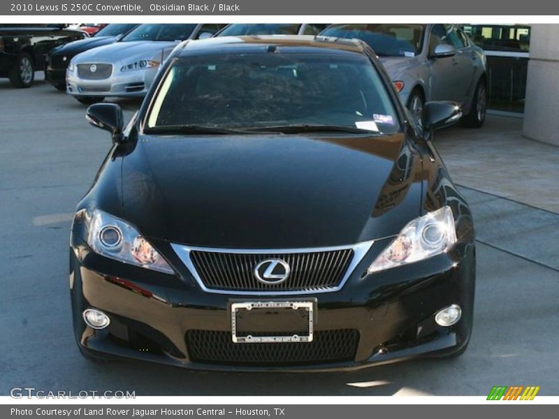 Obsidian Black / Black 2010 Lexus IS 250C Convertible