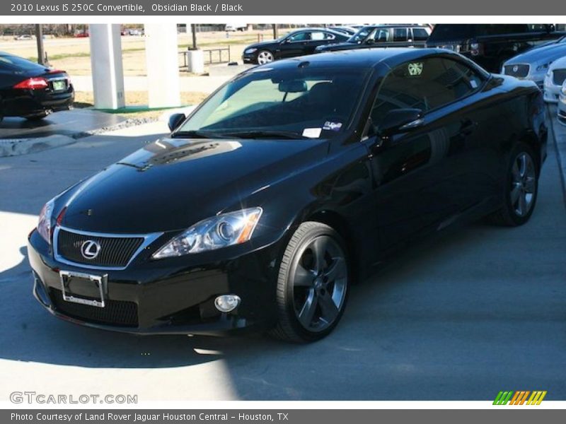 Obsidian Black / Black 2010 Lexus IS 250C Convertible