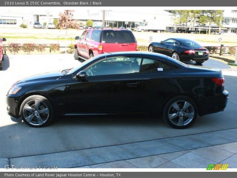 Obsidian Black / Black 2010 Lexus IS 250C Convertible