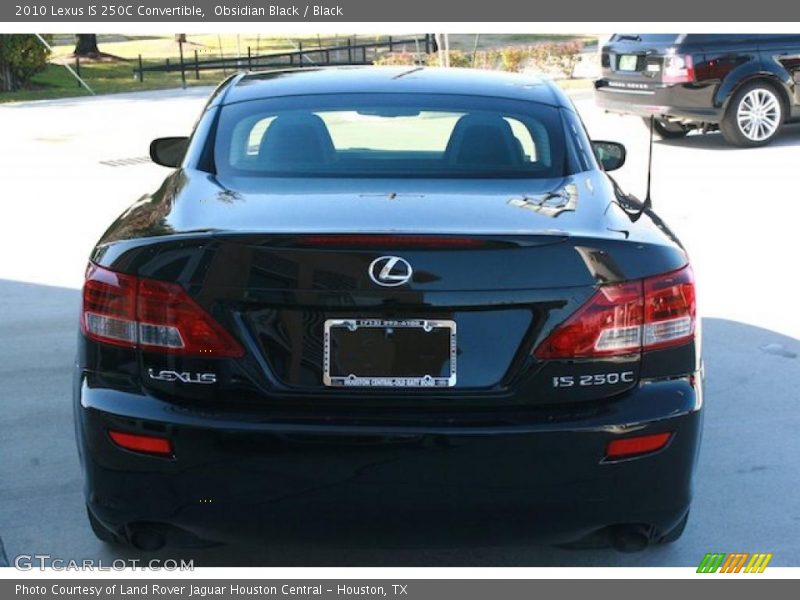 Obsidian Black / Black 2010 Lexus IS 250C Convertible