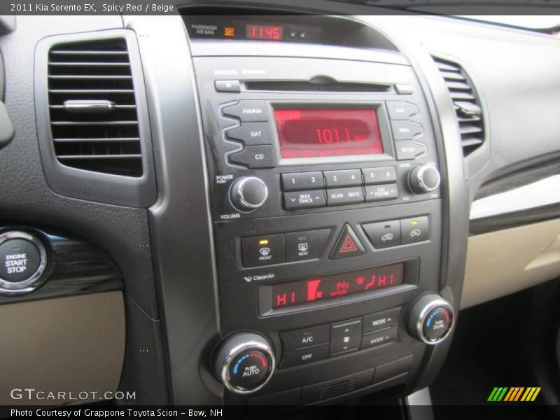 Spicy Red / Beige 2011 Kia Sorento EX