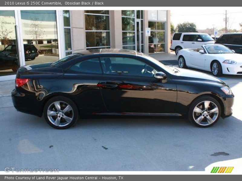 Obsidian Black / Black 2010 Lexus IS 250C Convertible