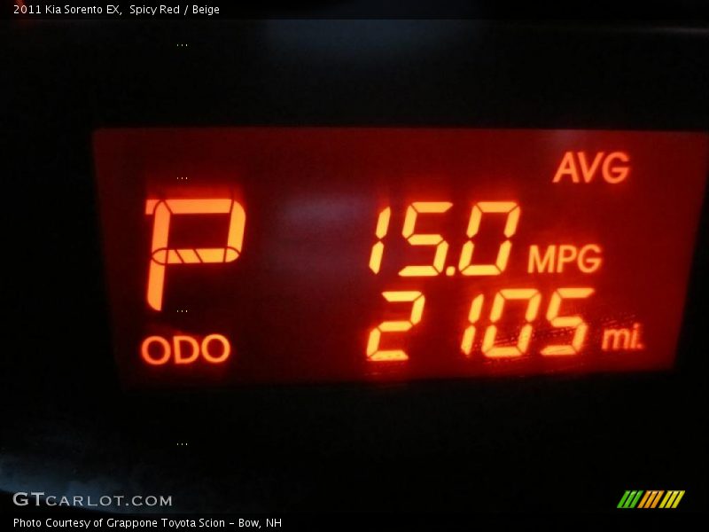 Spicy Red / Beige 2011 Kia Sorento EX