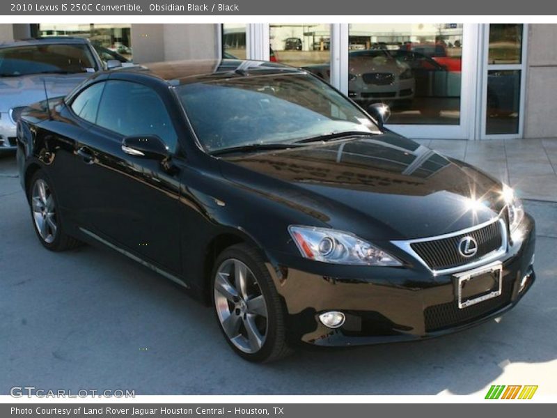 Obsidian Black / Black 2010 Lexus IS 250C Convertible