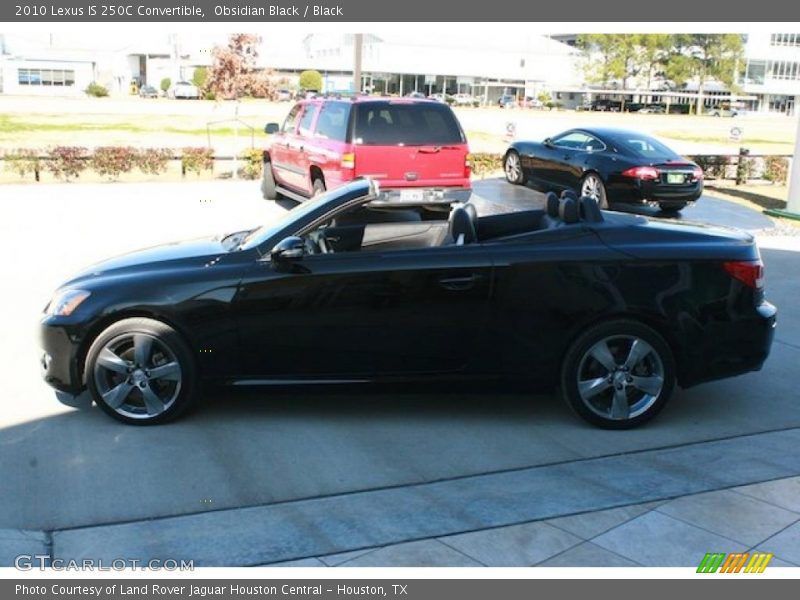 Obsidian Black / Black 2010 Lexus IS 250C Convertible